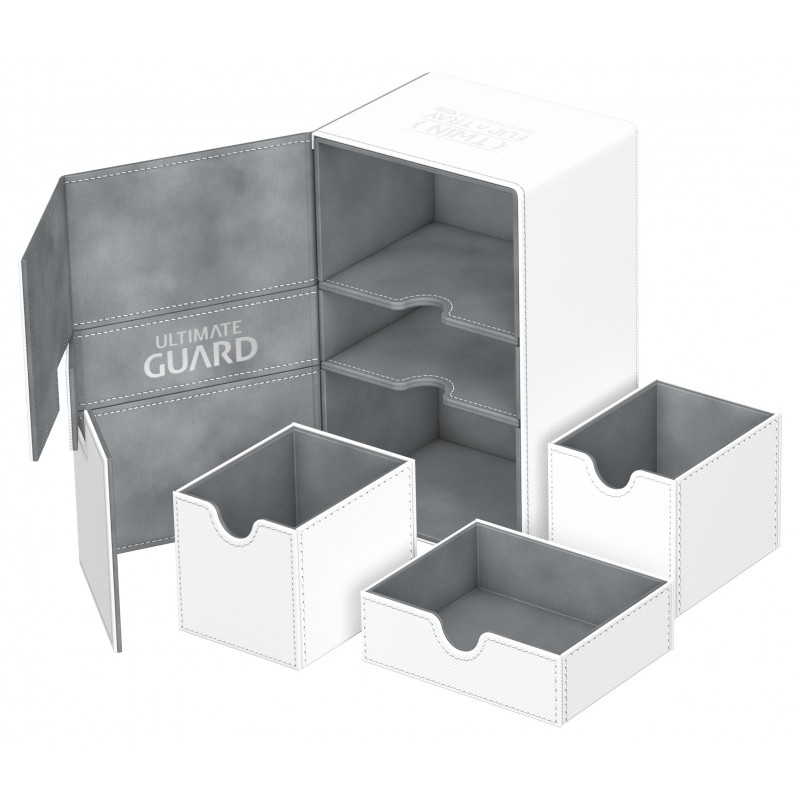 Ultimate Guard Twin Flip'n'Tray™ 160Card Deck Box, White